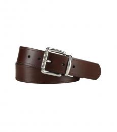 Ralph Lauren Brown Black Reversible Buckle Belt