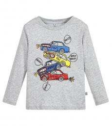 Stella McCartney Boys Grey Graphic T-Shirt