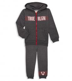 True Religion 2 Piece Hoodie/Joggers Set (Little Boys)
