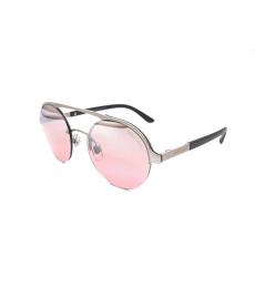 Pink Mirror Gradient Sunglasses