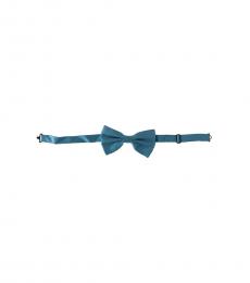 Light Blue Solid Papillon Bow Tie