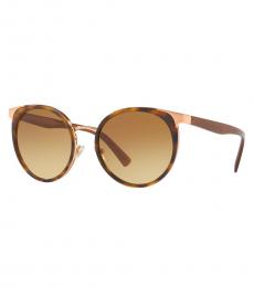 Brown Havana Gradient Sunglasses