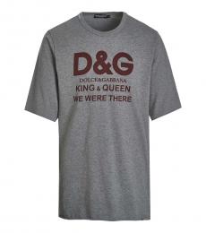 Grey Front Logo T-Shirt