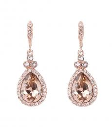 Givenchy Rose Gold Crystal Earrings