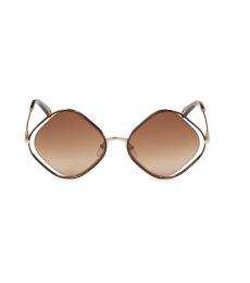 Chloe Brown Diamond Sunglasses
