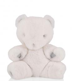 Philipp Plein White Teddy Bear Small Backpack