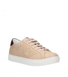 Emporio Armani Pink Low Top Sneakers