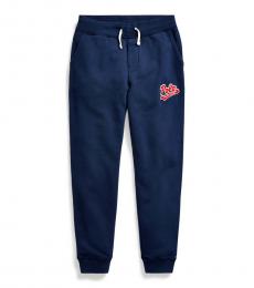 Ralph Lauren Little Boys Newport Navy Logo-Patch Pants