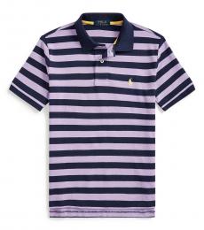 Ralph Lauren Boys English Lavender Striped Polo