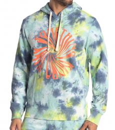 True Religion Green Wate Kinda Wild Tie-Dye Hoodie