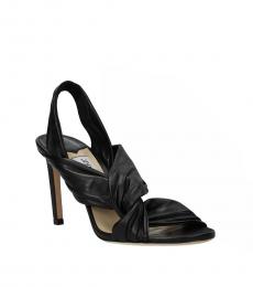 Black Lalia Leather Heels