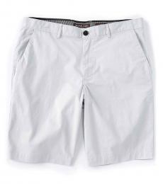 Michael Kors Light Grey Slim-Fit Washed Shorts