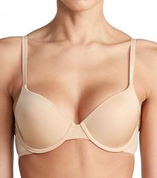 Calvin Klein Beige Two-Pack Essence T-Shirt Bra