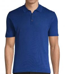 Roberto Cavalli Bluette Short-Sleeve Cotton Polo