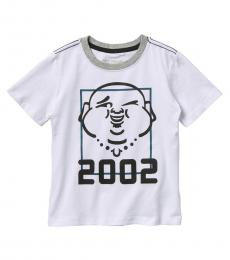True Religion Little Boys White Wink Buddha T-Shirt