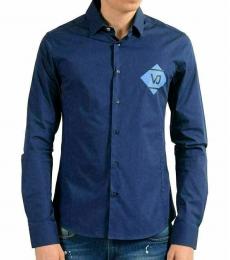 Versace Jeans Couture Blue Extra Slim Casual Shirt