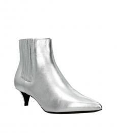 Celine Silver Leather Boots