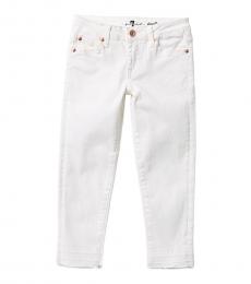 7 For All Mankind Girls White Josefina Jeans