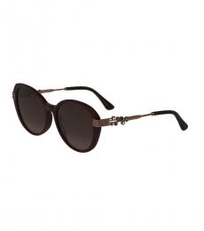 Cherry Brown Butterfly Sunglasses