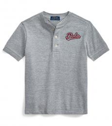 Ralph Lauren Little Boys Andover Heather Henley Shirt
