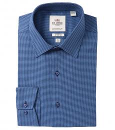 Ben Sherman Blue Tailored Skinny Fit Dress Shirt
