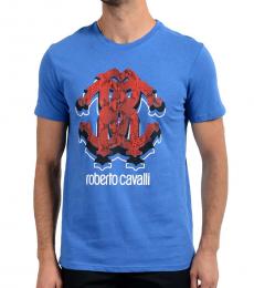 Blue Graphic Print T-Shirt