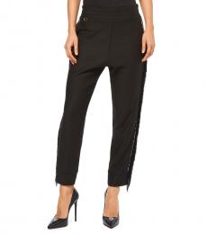 Philipp Plein Black Studded Jogger Pants