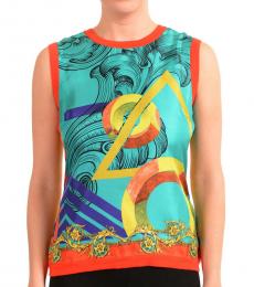 Versace Collection Multicolor Sleeveless Top