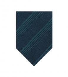Green Regimental Stripe Tie
