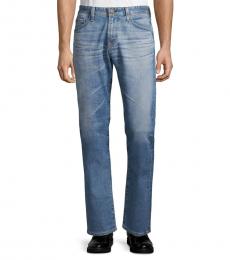 AG Adriano Goldschmied Blue Tailored-Leg Jeans
