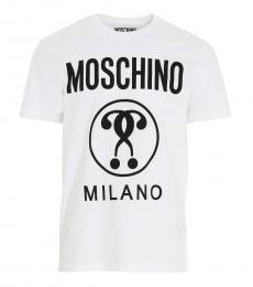 Moschino White Question Mark T-Shirt