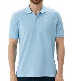 La Martina Light Blue Regular Fit Classic Pique Polo