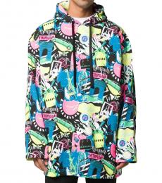 Balenciaga Multi Color Oversize Hoodie Jacket