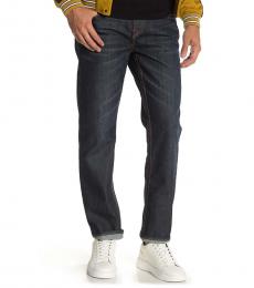 True Religion Navy Blue Rocco No-Flap Skinny Jeans