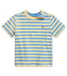 Ralph Lauren Baby Boys Cruise Lime Striped T-Shirt