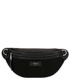 Jimmy Choo Black York Large Crossbody Bag