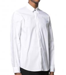 Just Cavalli White Classic Collar Shirt