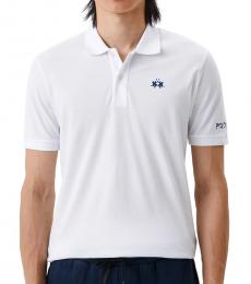 La Martina White Regular Fit Classic Pique Polo