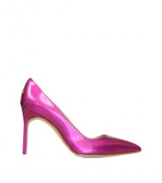 Manolo blahnik Pink Pearly Patent Heels
