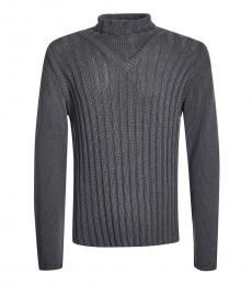 Dark Grey Turtleneck Sweater