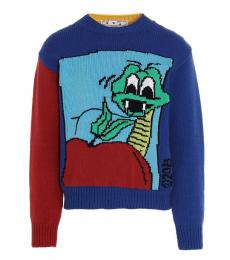 Multicolor Logo Snake Sweater
