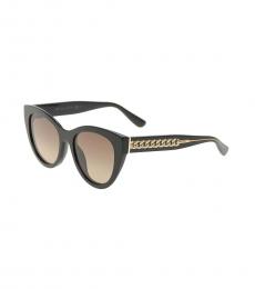 Black Brown Cat Eye Sunglasses