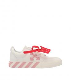 Off-White Little Girls Pink Low Vulcanized Sneakers