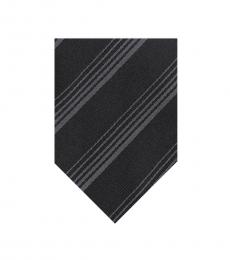 Grey Regimental Stripe Tie