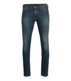 Emporio Armani Navy Blue Slim Fit Jeans