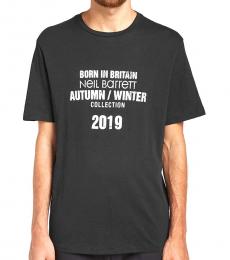 Black Loose Fit Born In Britain T-Shirt