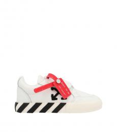 Off-White Girls White Low Vulcanized Sneakers