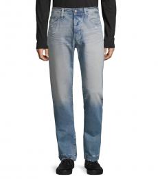 AG Adriano Goldschmied Years Distressed Straight Jeans
