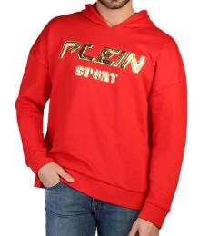 Red Gold Logo Hoodie