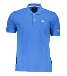 La Martina Royal Blue Regular Fit Classic Pique Polo